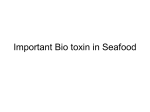 Important Biotoxin in Seafood