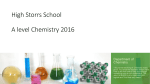 Chemistry presentation 2016