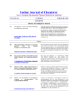 INDIAN JOURNAL OF CHEMISTRY