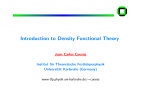 Introduction to Density Functional Theory