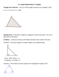 4-3 Angle Relationship in Triangles