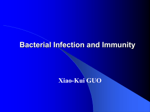 Bacterial Infection and Immunity
