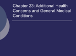 Chapter 29: Additional Health Conditions