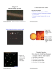 Chapter 7 Our Planetary System What does the solar system look