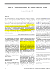 Painful Conditions of the Acromioclavicular Joint