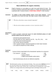 Basic definitions for organic chemistry