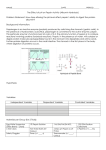 The effect of pH on the reaction between pepsin and egg