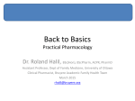 Basics Pharmacology Review - Dr. Roland Halil