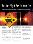 Put the Right Bus in Your Car