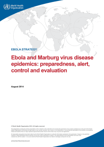 Ebola and Marburg virus disease epidemics