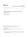 Origins and Development of the Product Life Cycle Concept