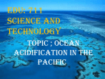 Ocean Acidification - Fiji National University | E