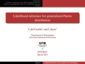 Likelihood inference for generalized Pareto distribution