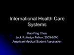 International Health Care Systems