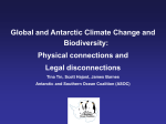 Climate Change and Biodiversity: Global and Antarctic Interactions