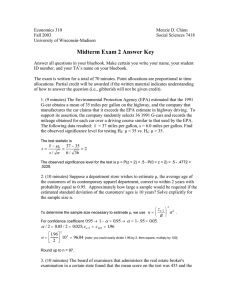 Midterm Exam 2 Answer Key - University of Wisconsin–Madison