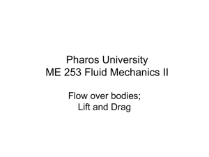 Fluid Flow Lecture 1 - Pharos University in Alexandria