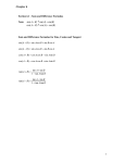 Sum and Difference Formulas for Sine, Cosine and Tangent