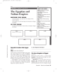 The Egyptian and Nubian Empires
