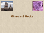 Minerals, Rocks and Resources