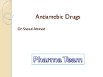 Antiamoebic Drugs