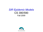 SIR models - UNM Computer Science