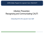 Recognizing and communicating CAUTI