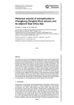 Historical records of eutrophication in Changjiang (Yangtze) River