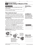 3 Absolute Dating: A Measure of Time