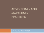 advertising and marketing practices