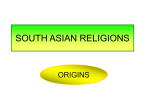 SOUTH ASIAN RELIGIONS