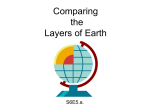 Layers of Earth Comparisons