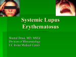 Systemic Lupus Erythematosus - UC Irvine`s Department of Medicine