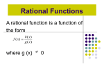 Rational Functions