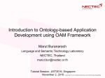 Introduction to Ontology-based Application Development