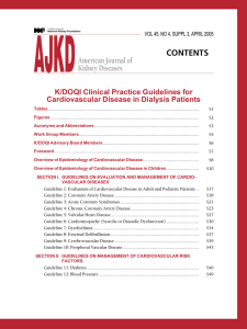 K/DOQI clinical practice guidelines for cardiovascular disease