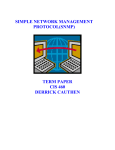 Simple Network Management Protocol(SNMP) is simply define as