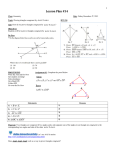 Geometry Fall 2011 Lesson 17 (S.A.S. Postulate)