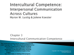 Intercultural Competence: Interpersonal Communication Across