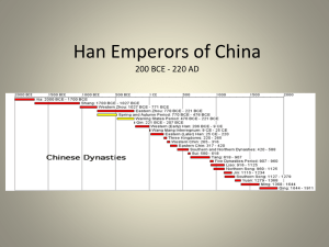 Han Emperors of China