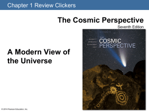 The Cosmic Perspective A Modern View of the Universe
