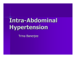 Intra-Abdominal Hypertension