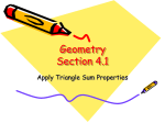 Geometry Section 4.1 - West End Public Schools