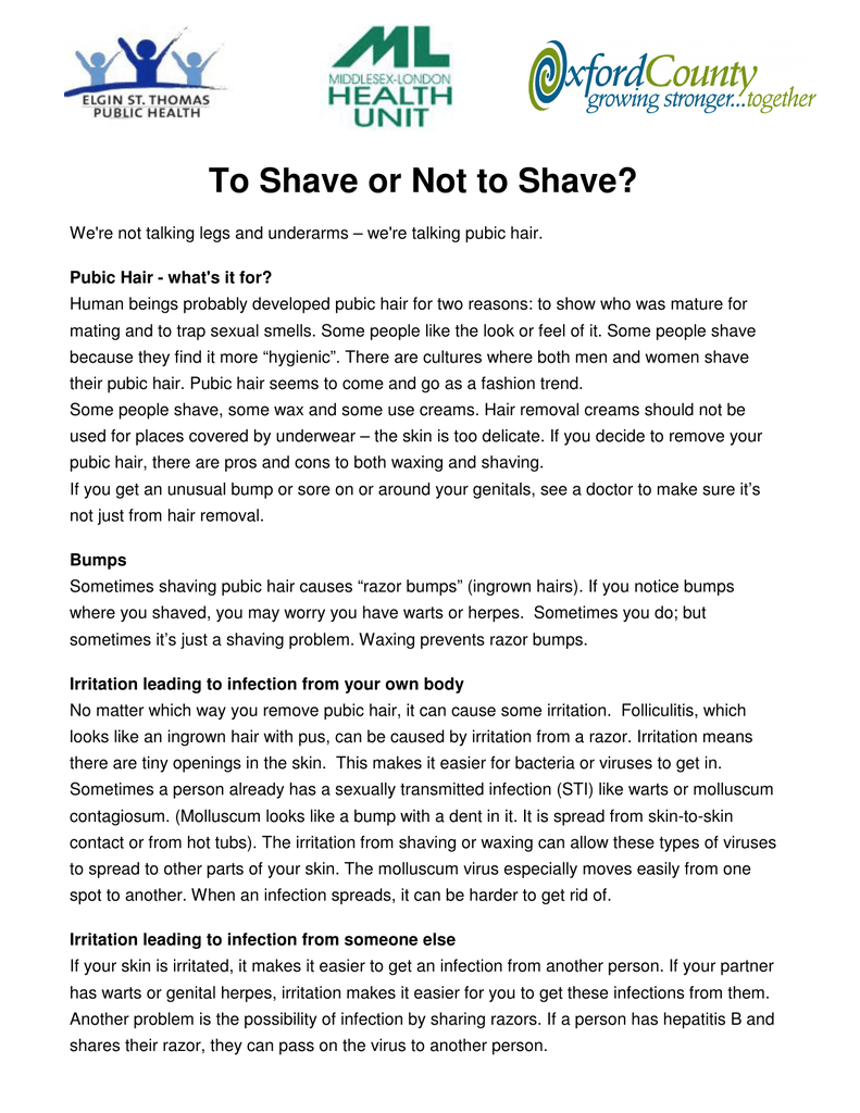 To Shave Or Not To Shave