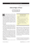 Clinical Signs of Gout