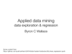 Applied data mining