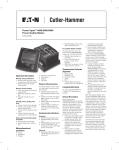 Power XpertTM 4000/6000/8000 Power Quality Meters