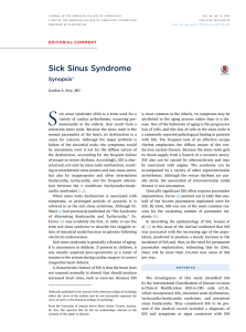 Sick Sinus Syndrome