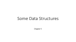 Some Data Structures