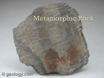 Metamorphic Rock - Frost Middle School